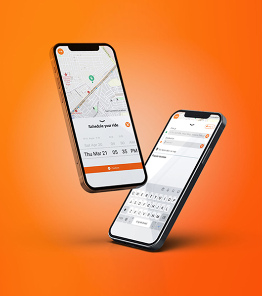 Taxi Booking App Design & Development Portfolio